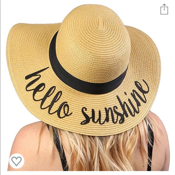Accessories - Hello Sunshine beach floppy hat